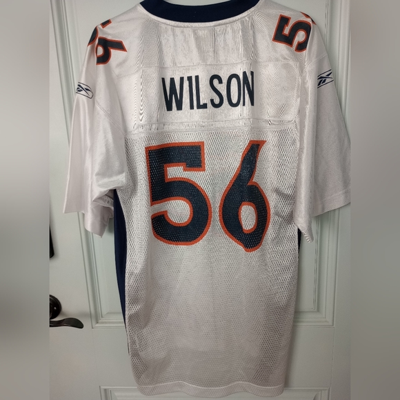 NFL Denver Broncos Al Wilson #56 Reebok White Jersey Men's Medium - Picture 3 of 7